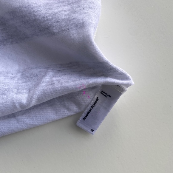 American apparel gray and white striped tank top - Picture 4 of 5